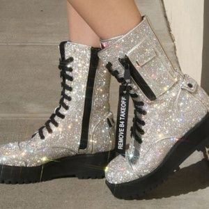 💎POSTER GIRL X DOLLS KILL BILLIONAIRE BLING BOOT